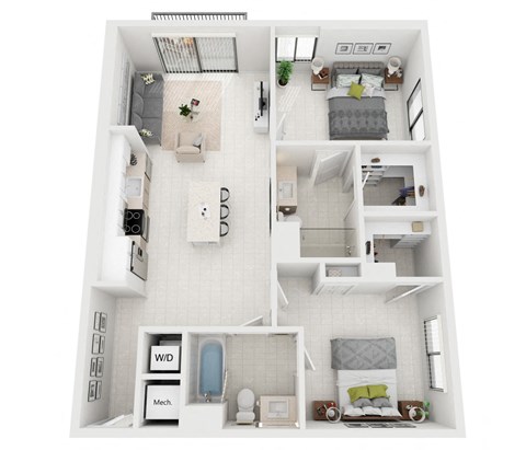 Two bedroom Model